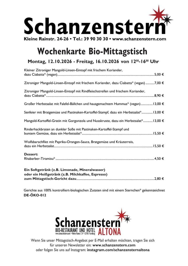 Current weekly menu as PDF